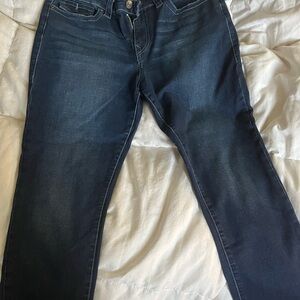 Levi's Dark Blue Ankle Jeans